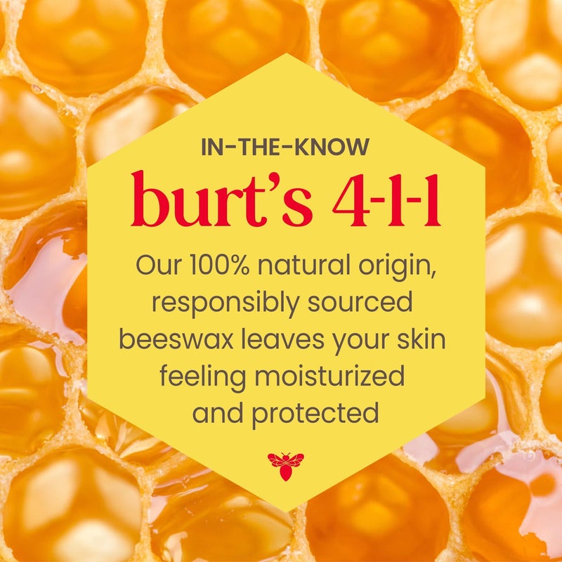 Burt's Bees بلسم شفاه بيرتس بيز بلسم ملون هدايا للتخزين، تركيبة بلسم ملون 2 في 1 تدوم طويلاً، ملون مع زبدة الشيا المرطبة لإنهاء طبيعي قابل للبناء، بتلة الورد (عبوة من 2) - Image 4